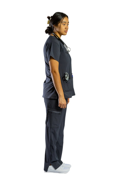 Shar-hor Six Pocket Women Scrub Shirt